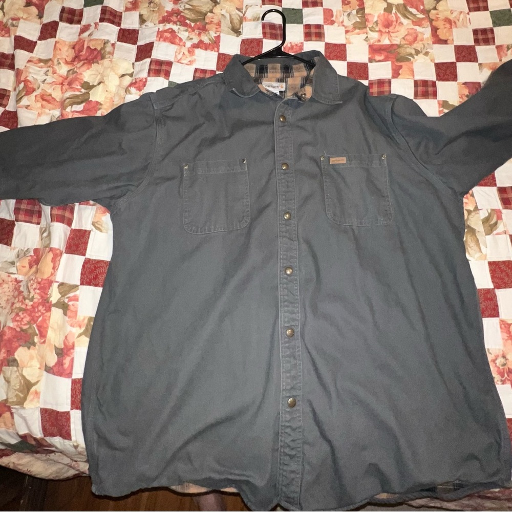 Carhartt Gray Textured Shirt